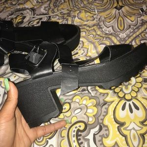 Faux Leather Creepers